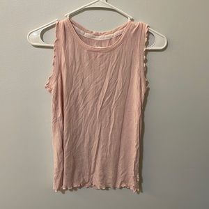 Girls pink tank top